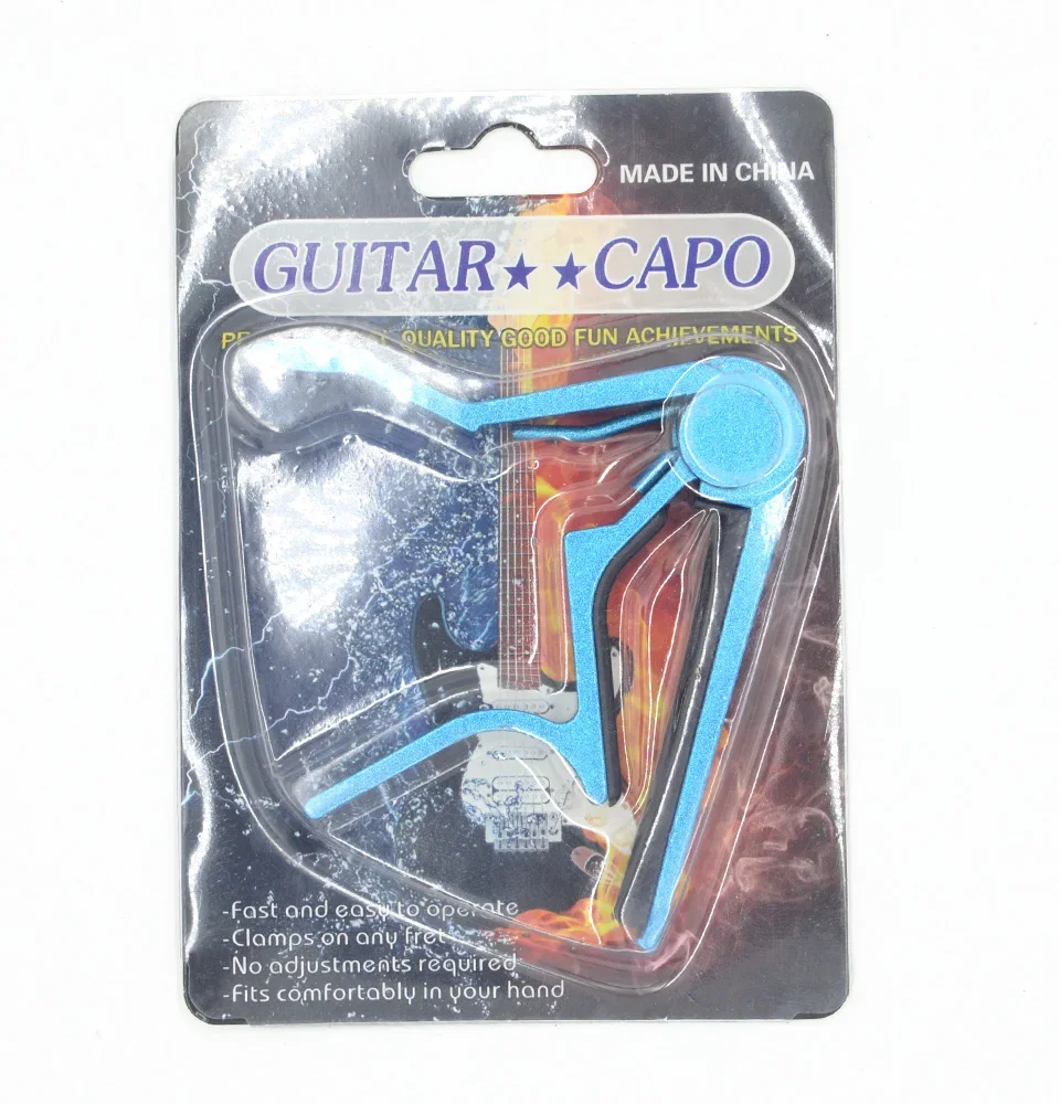 Universal Capo Guitar Accessories Quick Change Clamp Key Aluminium Alloy Metal Acoustic Classic Guitar Capo For Guitar Parts