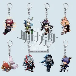 Hot Game Tomorrow’s Ark Arknights Amiya Myrtle Acrylic Stand Anime Keychains Pendant Car Key Chain Fans Gift Accessories