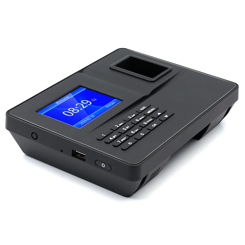 Biometric TFT LCD Display USB Time Clock Employee Checking-in Recorder  Fingerprint time attendance machine