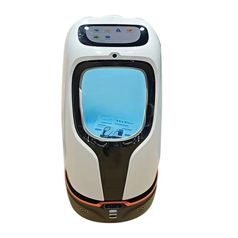 Autonomously Taking Elevator Unmanned Food Delivery Robot / Robot for Reception / Serving Robot