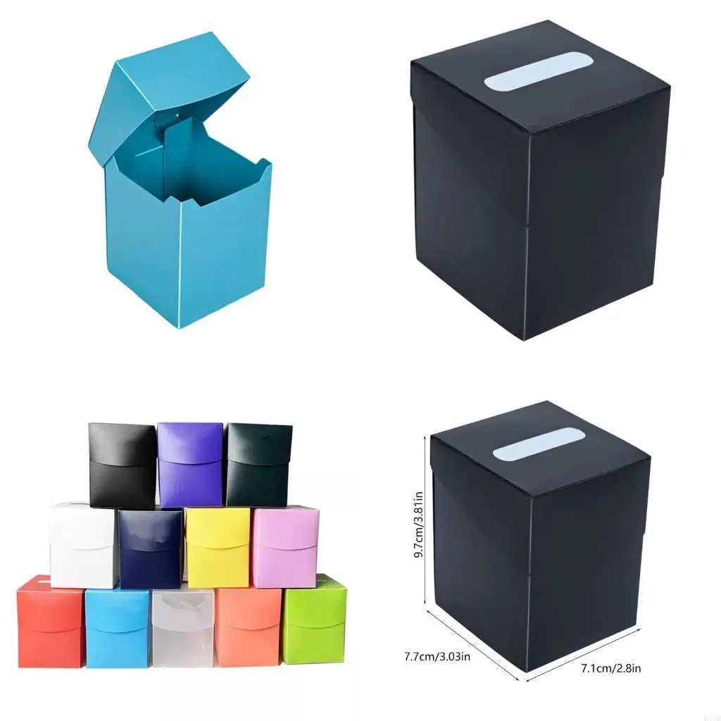 

D7YD прочная коробка для хранения карт для полипропилена для коллекционных игровых карт с портативным дизайном и легким чистым