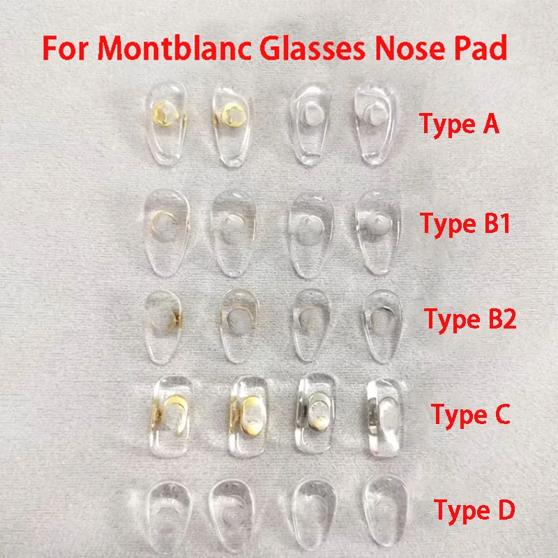 Glasses Nose Pad Accessories Support Lobe Of Myopia Glasses Sunglasses Gold Silver Anti-slip Nasal Pad Lock Screw Type