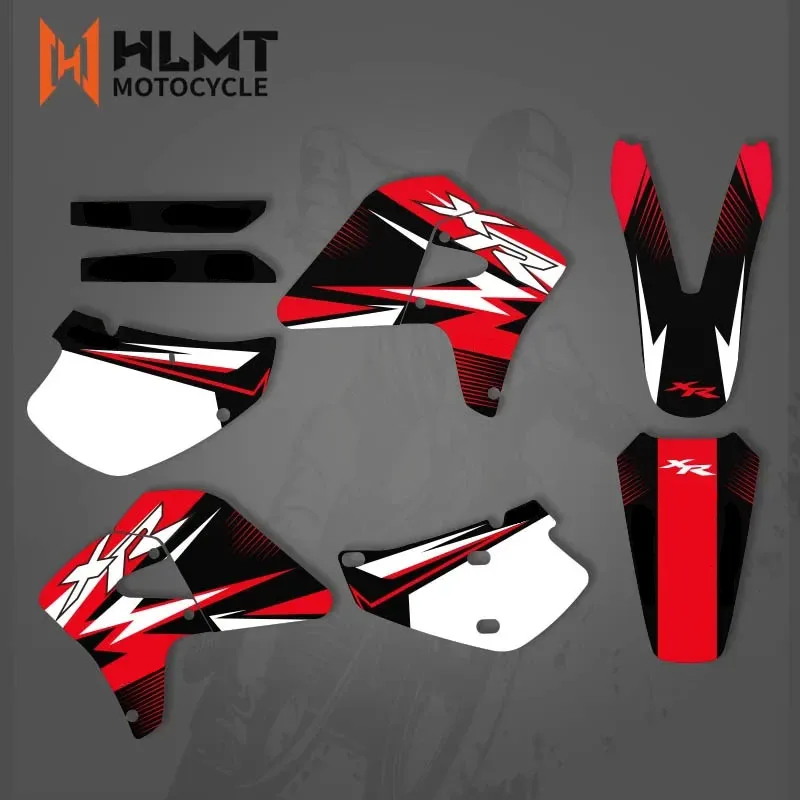 HLMT GRAPHICS & BACKGROUNDS DECALS STICKERS Kits For Honda XR650R 2000 2001 2002 2003 04 05 06 07 08 2009 XR650 R XR 650R