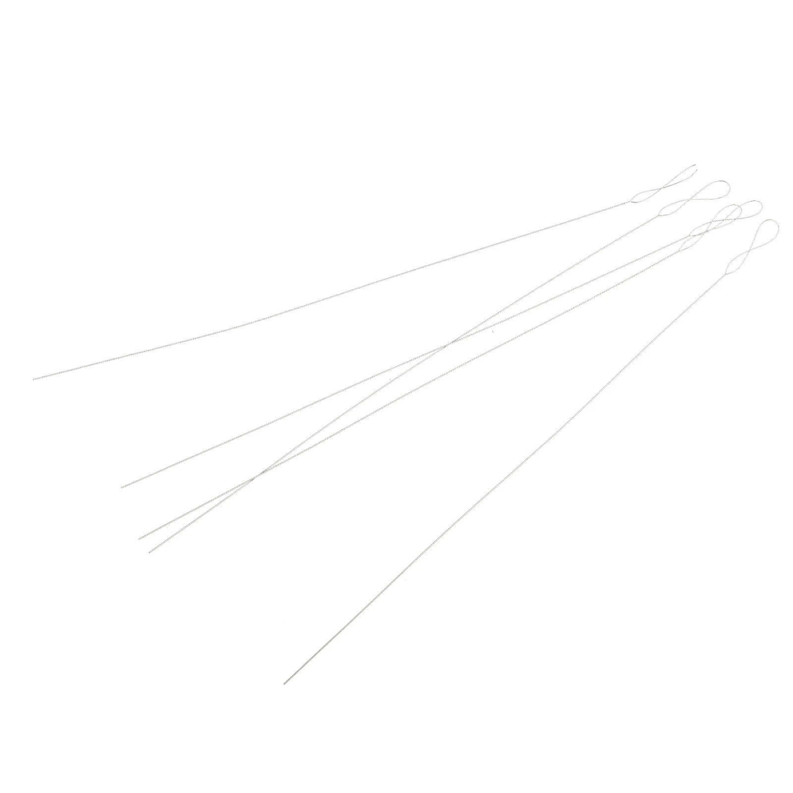 5Pcs Beading Needles Highly Polished Long Straight Needles for DIY Beading Projects Portable Craft Making Tool Bead Thread