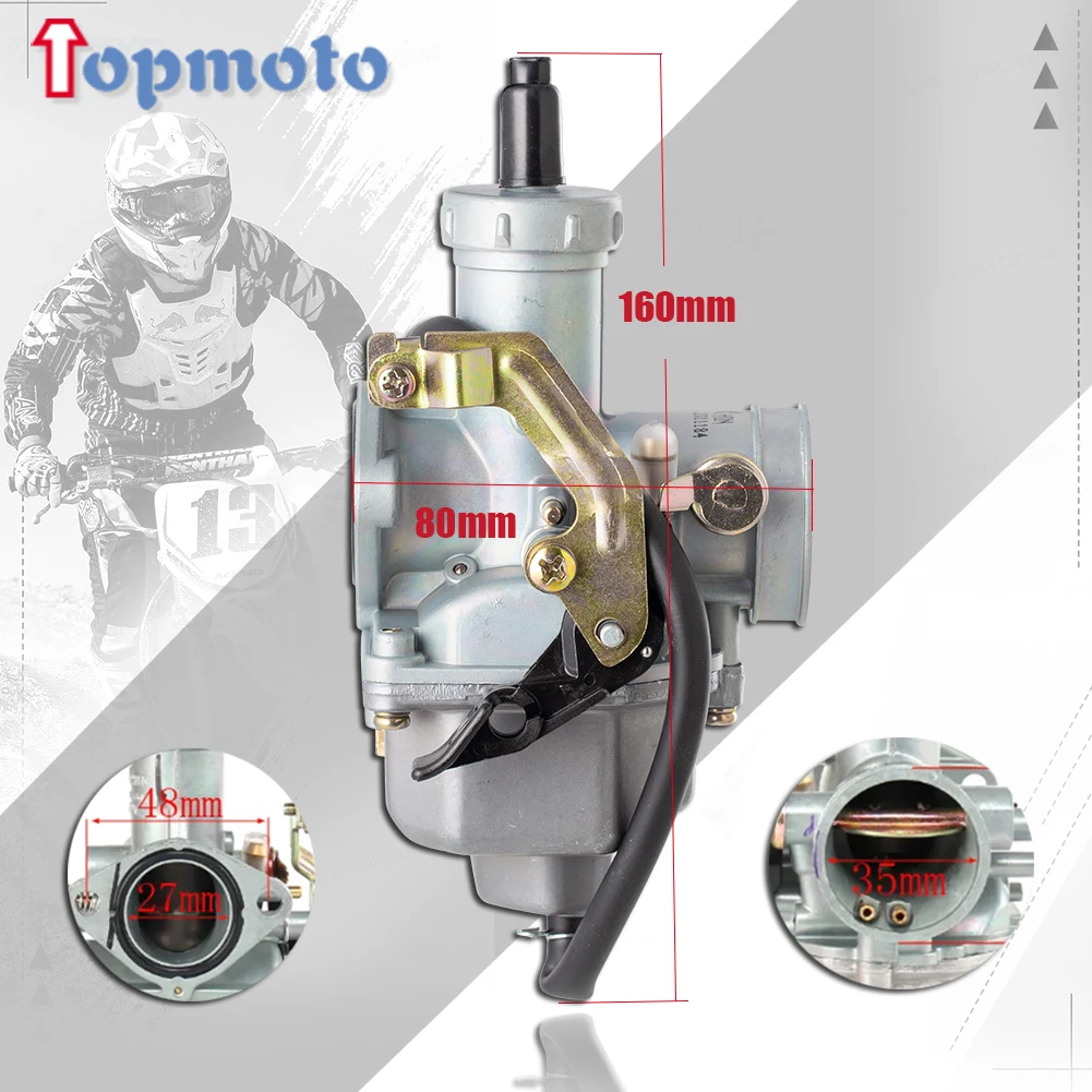 PZ27 27mm Carburetor For CG125 CG150 CG200 TR250 175CC 200cc 250c TXM155 ATC200X AKT150 ATV Quad Go Kart Motorcycle Dirt Bike