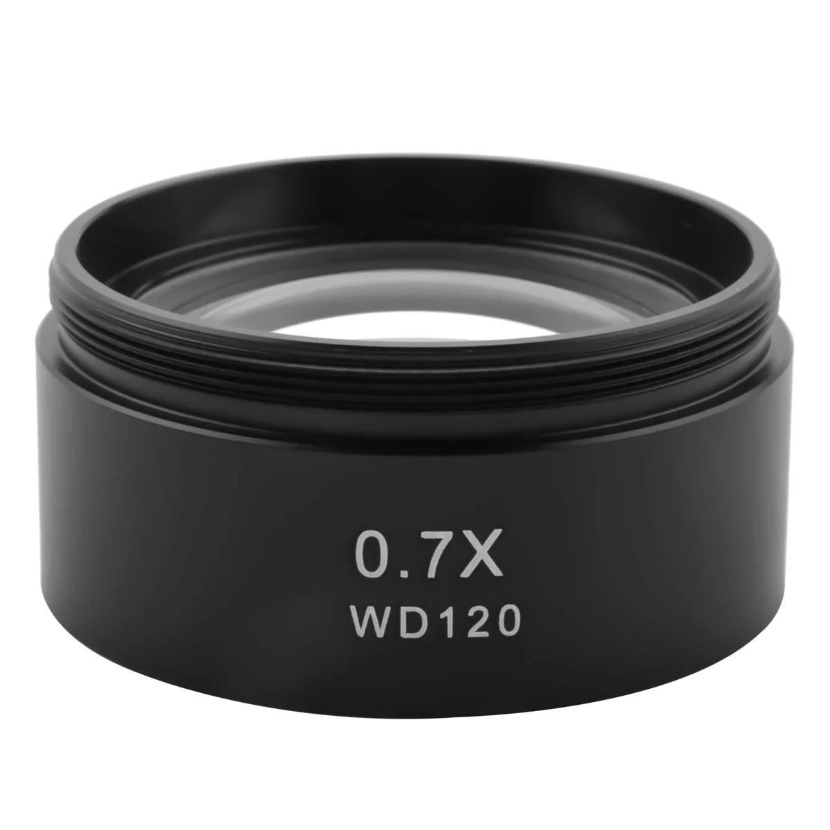 WD120 0.7X Trójokularowy mikroskop stereoskopowy Pomocnicza soczewka obiektywowa Soczewka Barlowa Gwint 48 mm