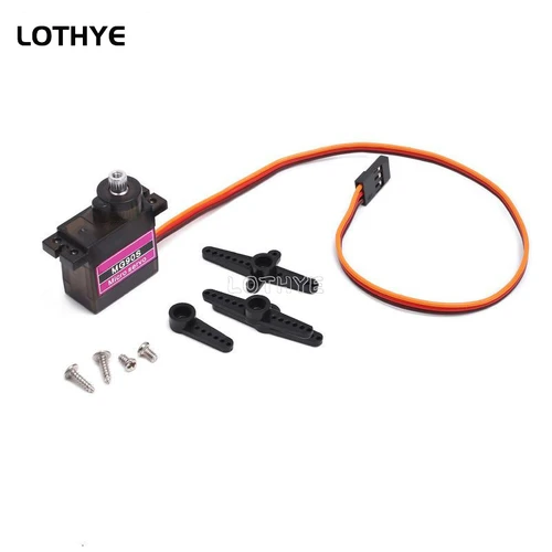 Imagen 2 del producto Engranaje de Metal Digital MG90S, Servo engranaje de 14g para aviones de control remoto, ala fija, modelo de avión, helicóptero, barco, coche, Motor de juguete MG90, 50 piezas