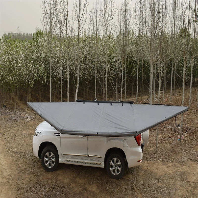 

180 Degree Awning Retractable Awning 4WD Outdoor Shelter Tent Camping 180 Car Side Awning for Car