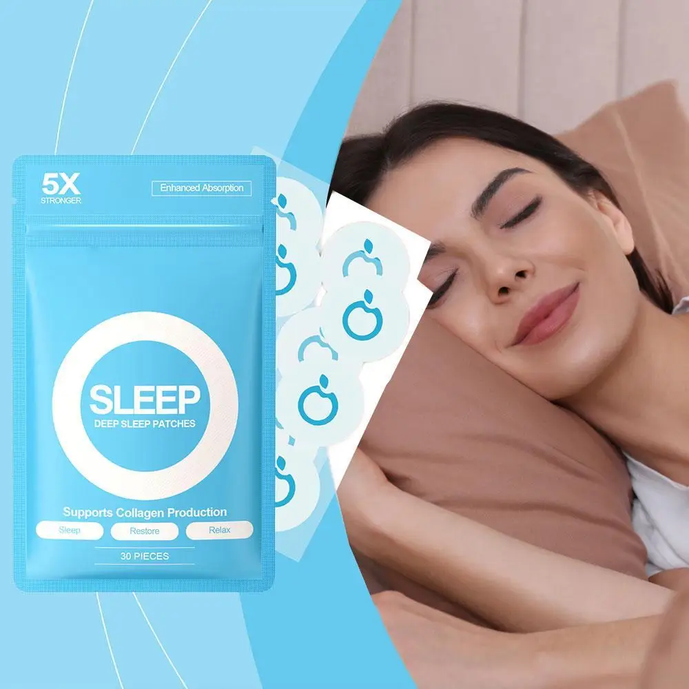 

30 шт./пакет, лечение бессонницы, снимает тревогу, декомпрессия, головная боль, неврастненя, успокаивающий пластырь, расслабляющий набор пластырей для сна