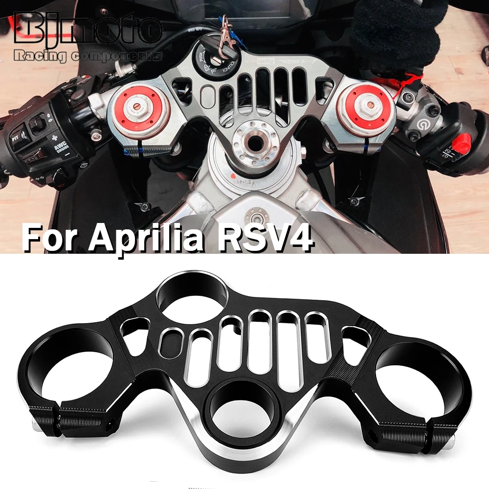 

Motorcycle Top Triple Clamp Motorcycle Upper Fork Holder Panel for Aprilia RSV4 1100R 2021-2023