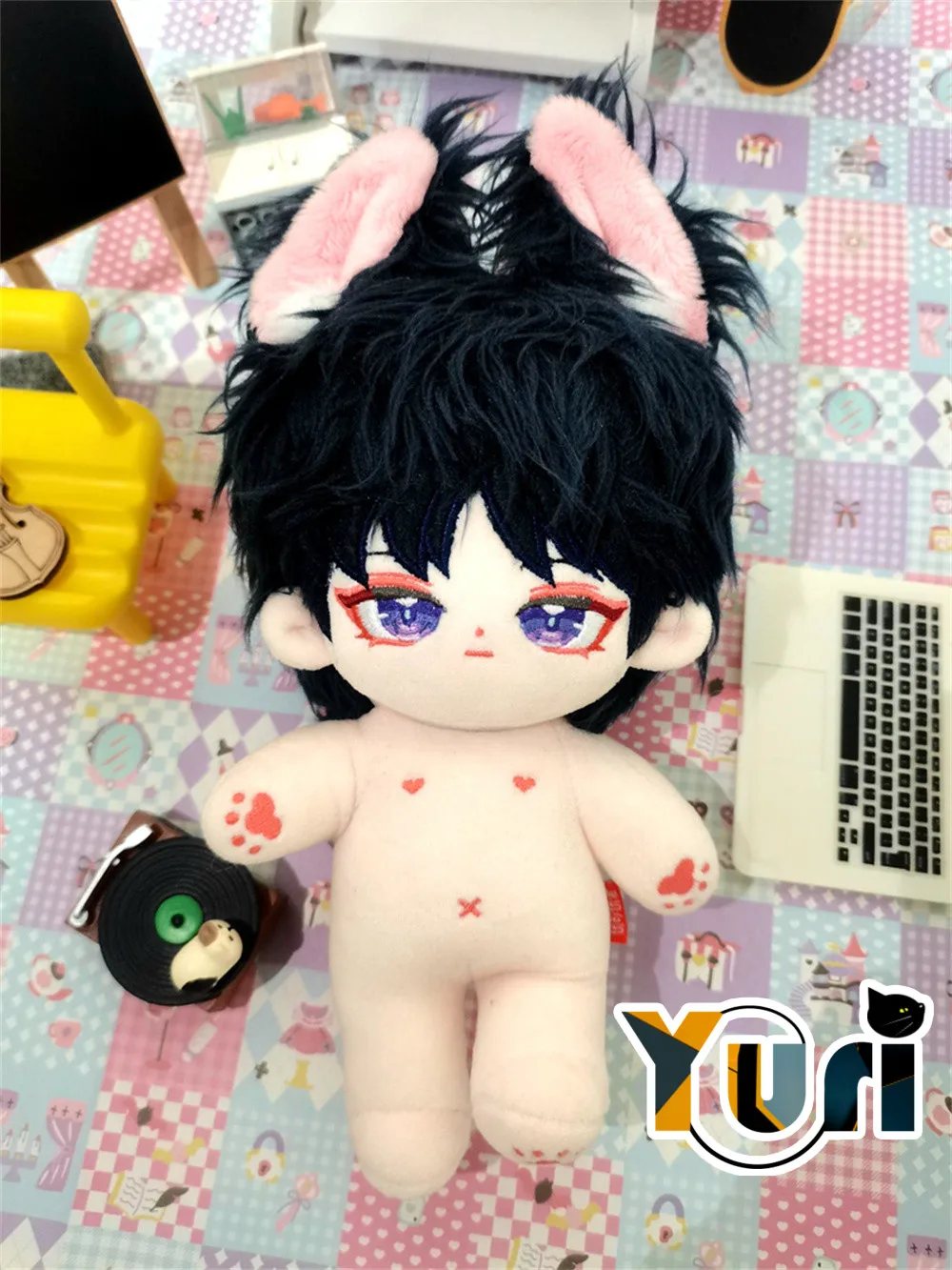 

Yuri Game Genshin Impact Kunikuzushi Wanderer 20cm Plush Doll Body Toy Cute Cosplay Fan Gift C YK