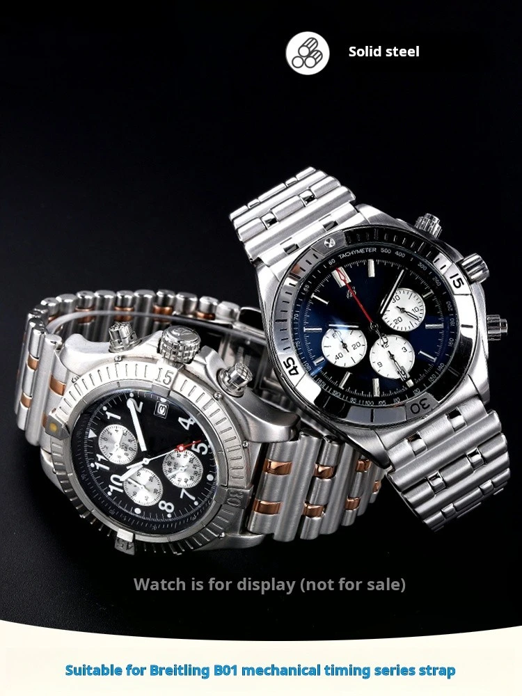 22mm  24mm For Breitling Strap Mechanical Timing Avengers Super Ocean b01 Watch chain Stainless steel Watchband men's bracelet