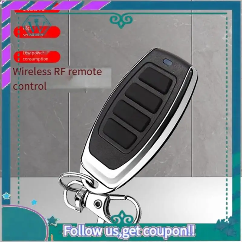 

Upgraded Garage Door Remote Control 433Mhz 4-Button Automatic Gate Opener Garage Remote Control Duplicator