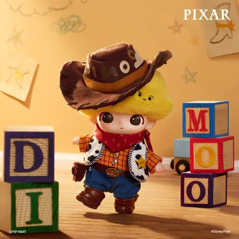 POP MART Disney DIMOO WORLD x PIXAR Blind Box Vinyl Plush Pendant Cute Cartoon Indoor New Year Holiday Collect Gift view 4