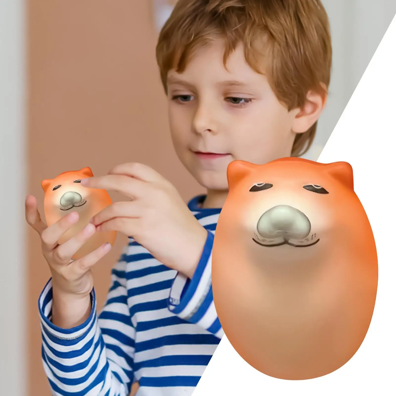 Quetschspielzeug, Eiform, stressabbauendes Spielzeug, lustiger, dehnbarer Hund, langsamer Rückprall, beruhigendes Dekor für Geburtstagsgeschenke, Reisen, Arbeitsplatz