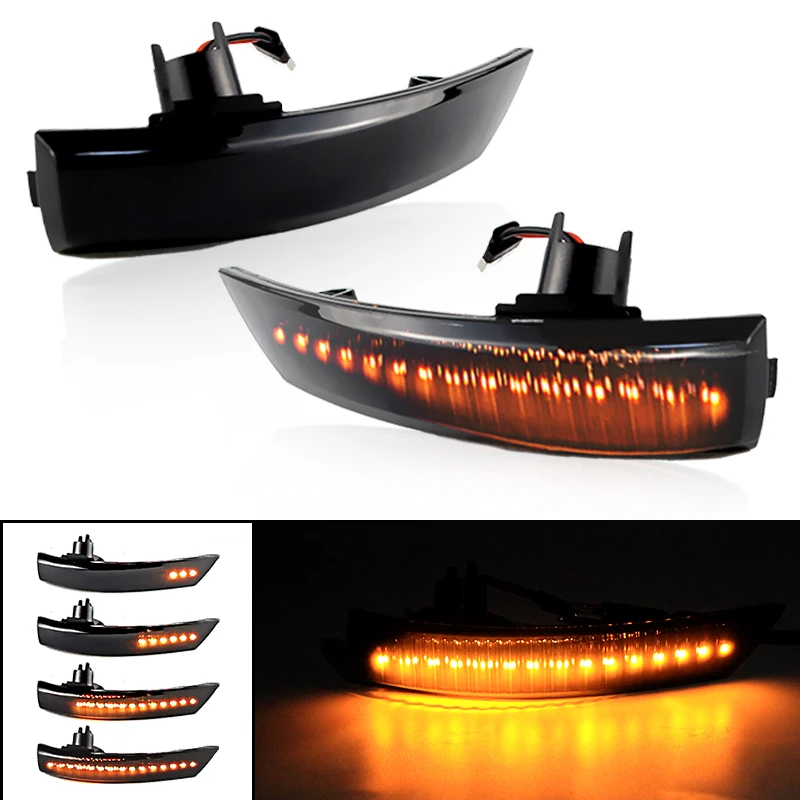 

2PCS LED Side Mirror Marker Lamps for Ford Focus MK2/MK3/Mondeo MK4 Facelift 2010 Car Signal Light Amber Blinker Indicator Lamp