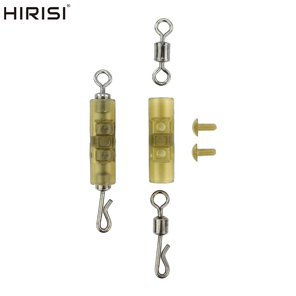 

Hirisi 10pcs Carp Fishing Accessories Quick Change Swivels Connector Coarse Fishing Tackle Accessories