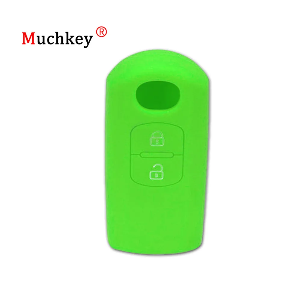 

Muchkey Silicone Remote Flip Key Case Cover Remote Key Case Protection Floding 2 Button Key For Mazda 3 Mazda6