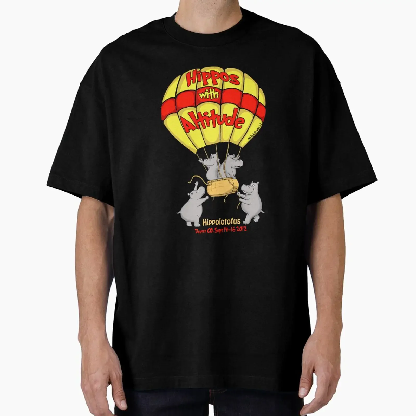 2012 Denver non official reunion design designed and sold by Hippolotofus vintage Washed Stretched Versatile Comfortable