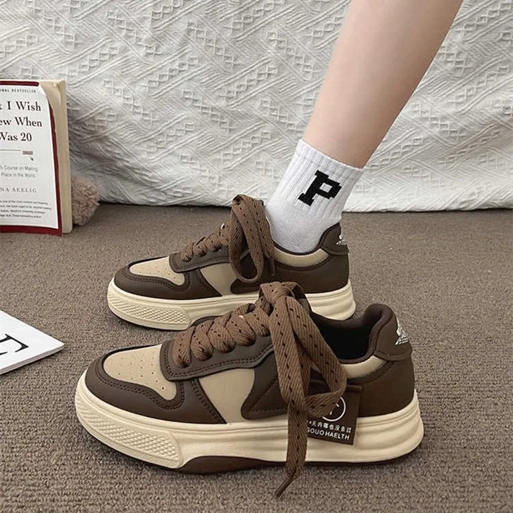 Fashion Casual Platform Sneakers for Women New Designer Students Sports Board Shoes Female Spring Autumn Zapatos De Mujer