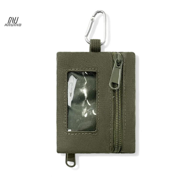 Mini Outdoor Coin Purse - New Canvas Zipper Keychain Holder, Sporty Organizer Pouch And Card Wallet