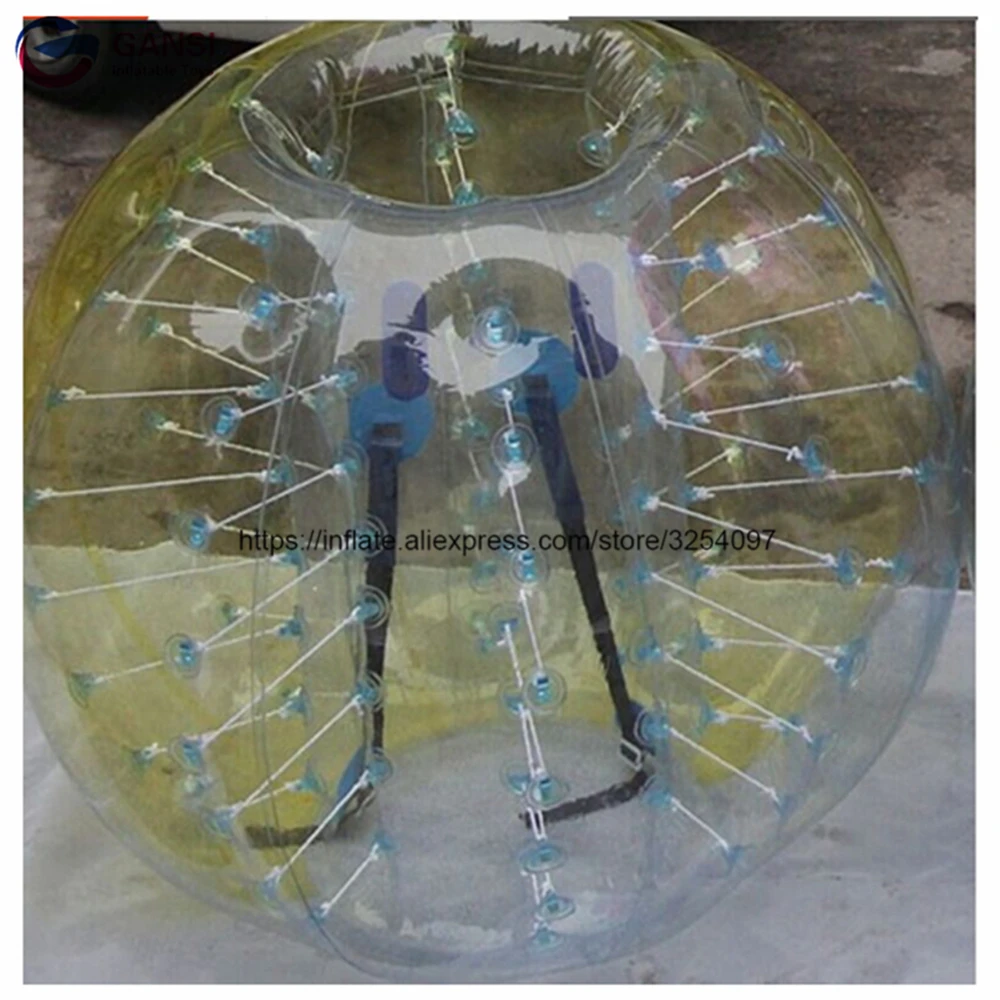 1.5M Diameter Inflatable Bubble Football For Adult 1.0Mm PVC Zorb Ball For Playground Durable Inflatable Human Hamster Ball