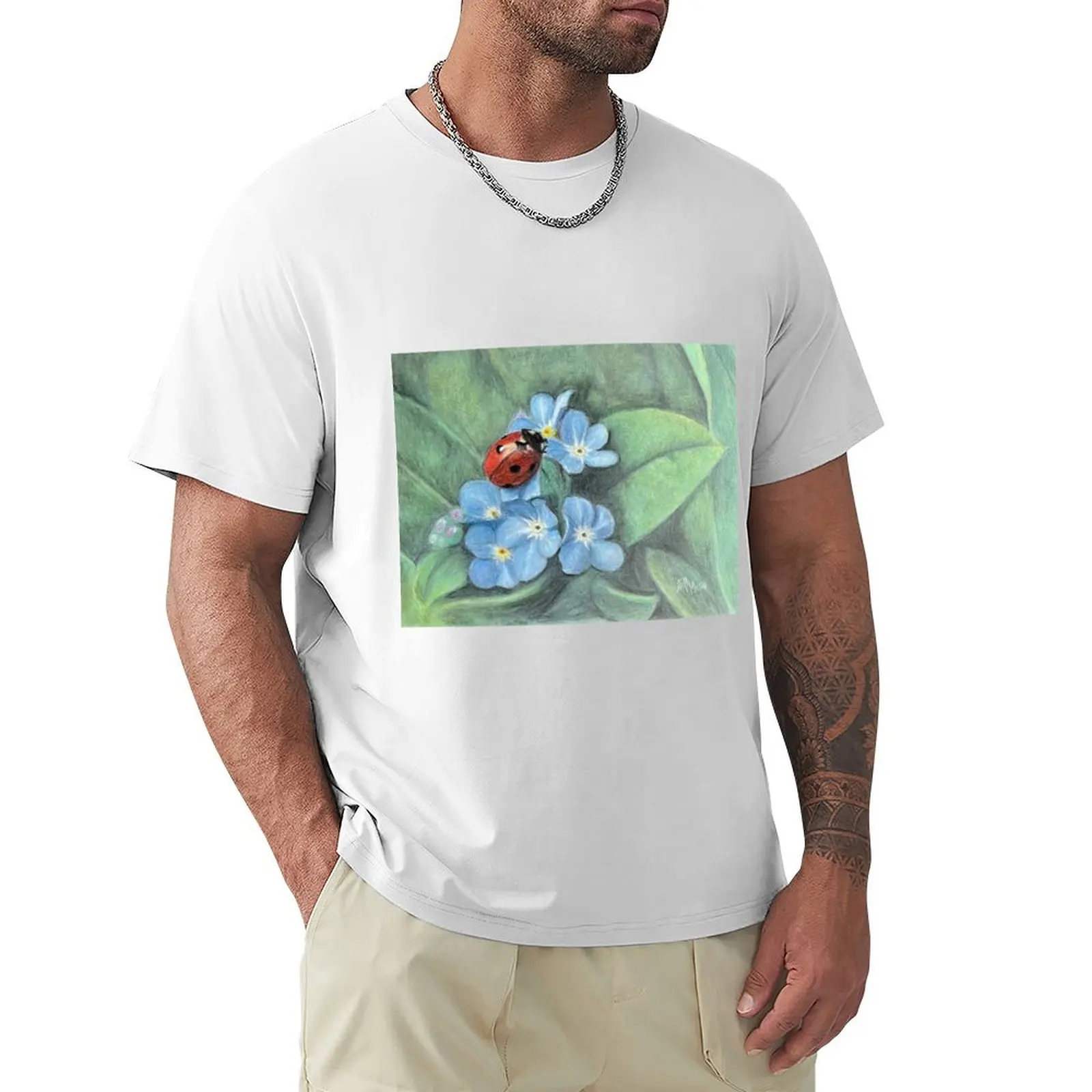 Sweet Ladybug Summer Scent T-shirt shirts graphic tees customizeds t shirts for men cotton