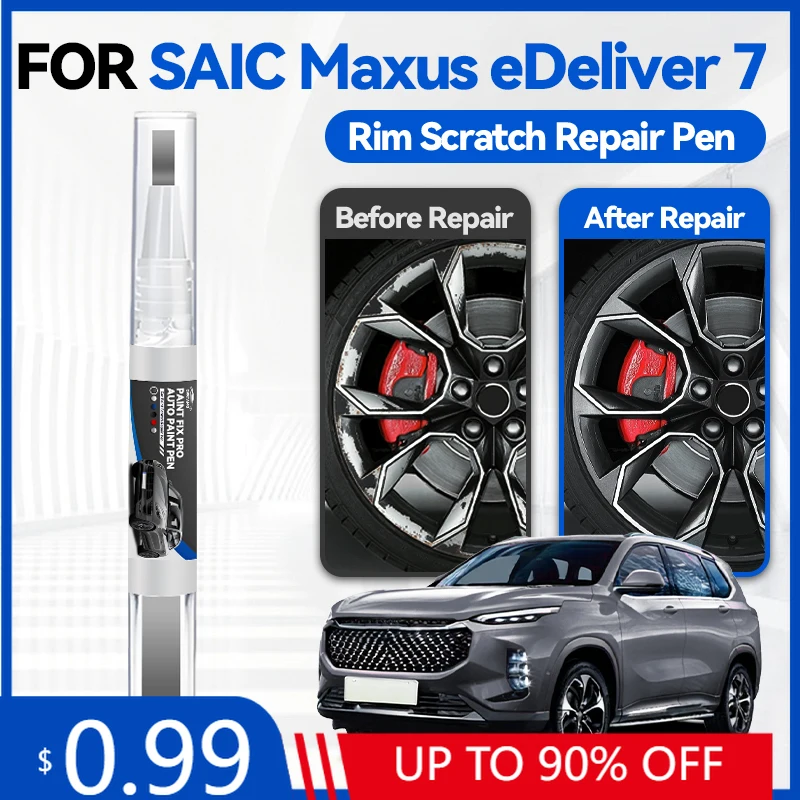 

Карандаш для подкраски колесных дисков, средство для ремонта царапин, аксессуары для авто DIY для SAIC MAXUS EDeliver 7 Black Gala