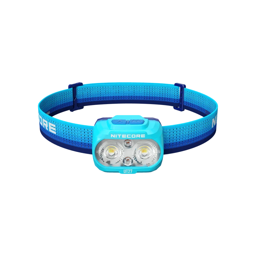 NITECORE UT27 MB Trail Running Headlamp Red lllumination Four Light Sources 800 Lumens Headlight, HLB1500 Li-ion Battery