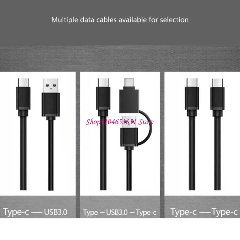 Toolsfree USB 3.1 Type C (5Gbps) HDD SSD Enclosure Caddy for 2.5Inch SATAIII Hard Drive Disk
