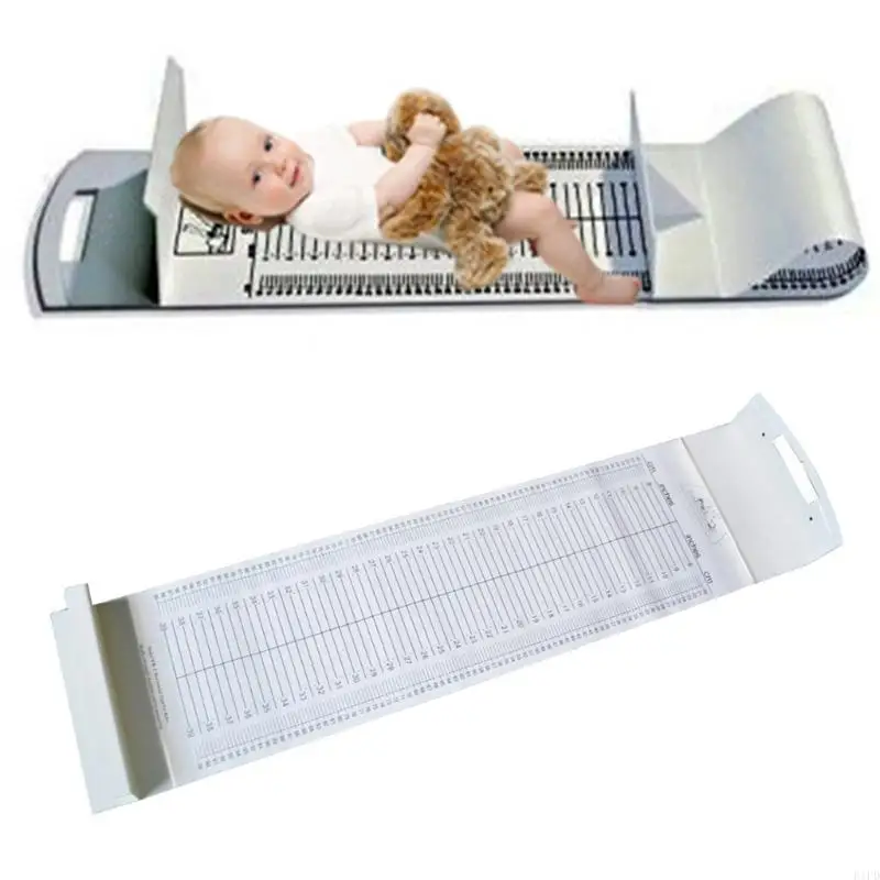 

E1PD Baby Infantometer Height Ruler Measuring Mat 49.21x11.02 in Baby Height Growth Chart Ruler Kids Room Decoration