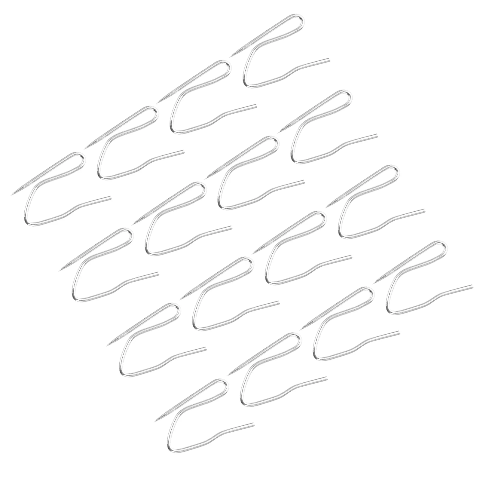 

100 Pcs Household Curtain Hook Hanger Iron Pinch Pleat Drapery Hooks Accessories