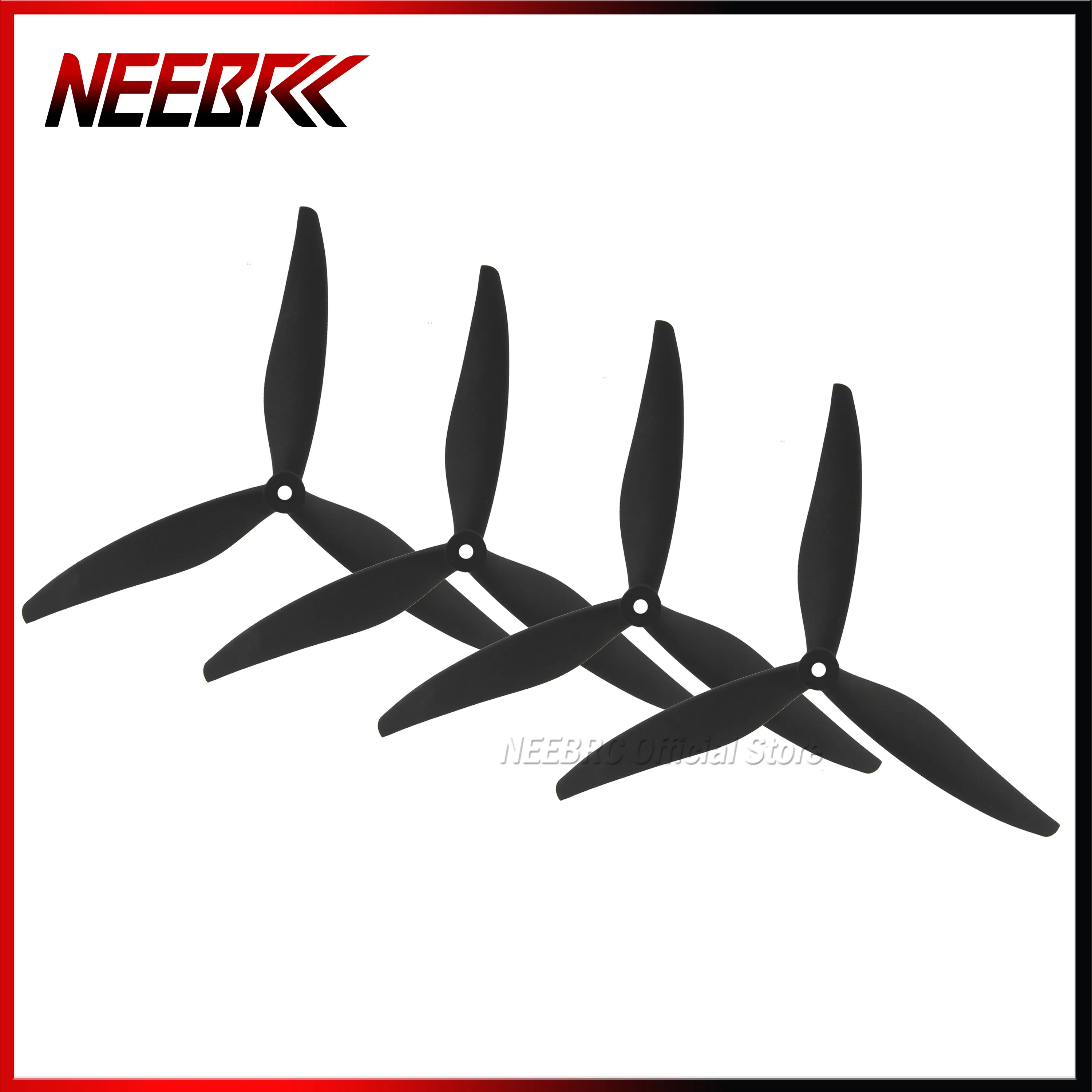 4PCS NEEBRC 8040 8inch 3-Blade Propellers Low Noise 2CW 2CCW Blade for RC FPV Racing Drone Quadcopter Mark4 2812 3210 Motor Part