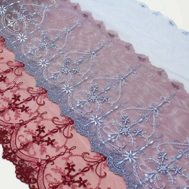

64Yards Floral Lace Trim Embroidery Lace Fabric Hand Made Sewing Craft DIY Lace Triming For Clothing Accessories