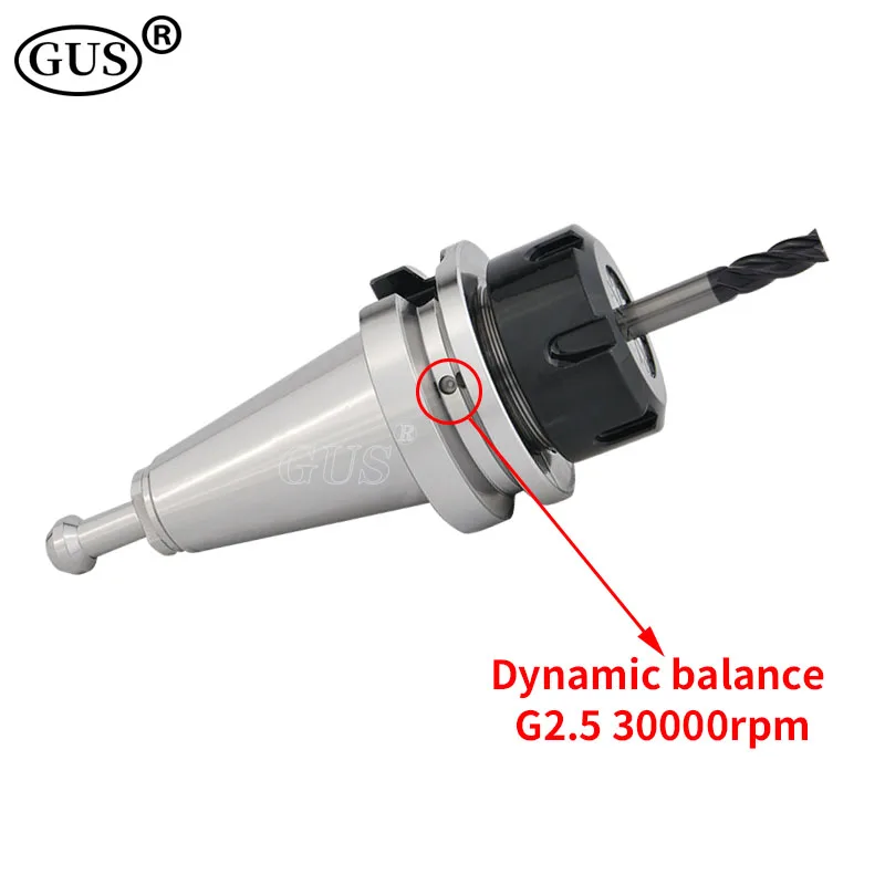 GUS BT ER BT30 BT40 Tool Holder Lathe ER16 ER20 ER25 ER32 ER40 45L Collet Chuck Spindle CNC Machining Center Milling Machine