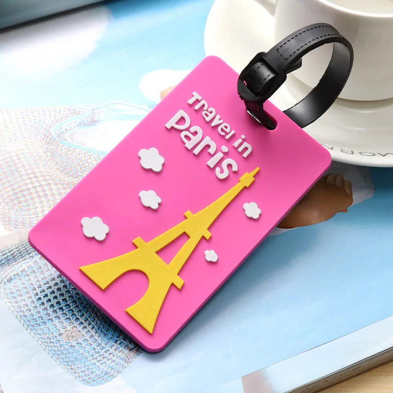 Travel Accessories Creative Luggage Tag Camera Suitcase Identifier Tag Boarding Pass Cartoon Cute Tag Consignment Card Bus Car