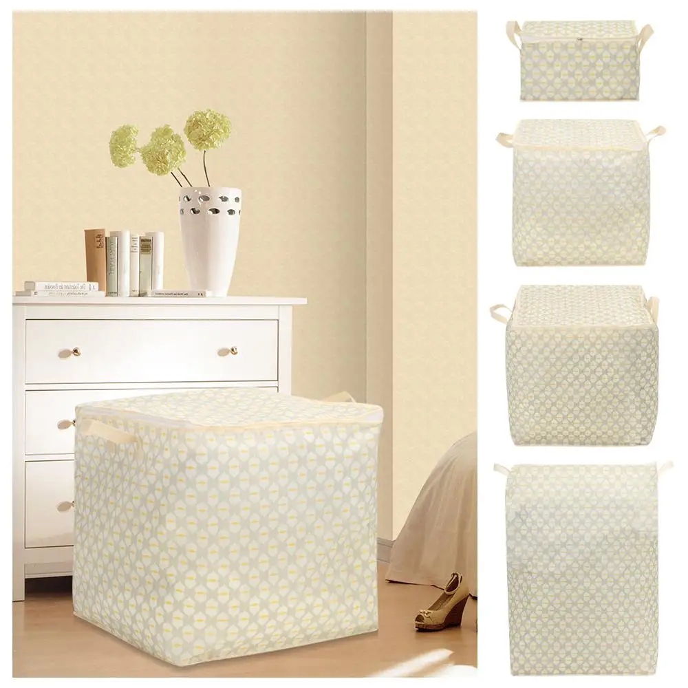 with Handle Clothes Storage Bins Clothes Organizer Large Capacity Wardrobe Sorting Storage Bucket Dust-Proof Foldable