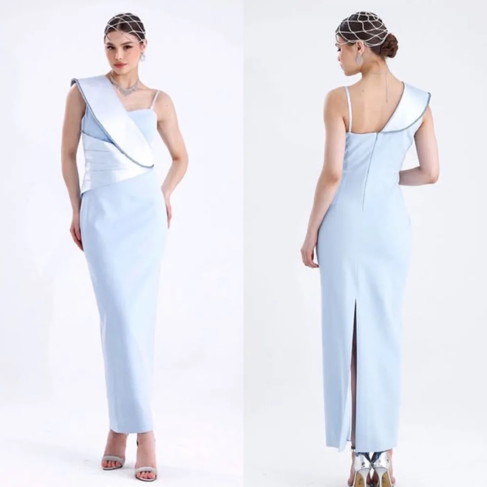 

High Quality Customized Ankle Length Sleeveless High Fork Dresses for Women Party Wedding Evening Gown فساتين حفلات التخرج