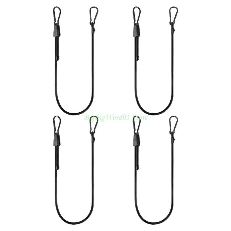 24TE Nâng cấp dây đai bungee với độ đàn hồi vượt trội có thể điều chỉnh dây bungee dây mạnh mẽ cho xe đạp xe & xe tải