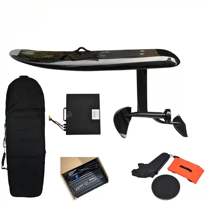 Electric Surfboard For Water SportsBest Value SHARK High-Speed 50KM/H Electric Hydrofoil Surfboard With Custom Logo Bag Fin Acce