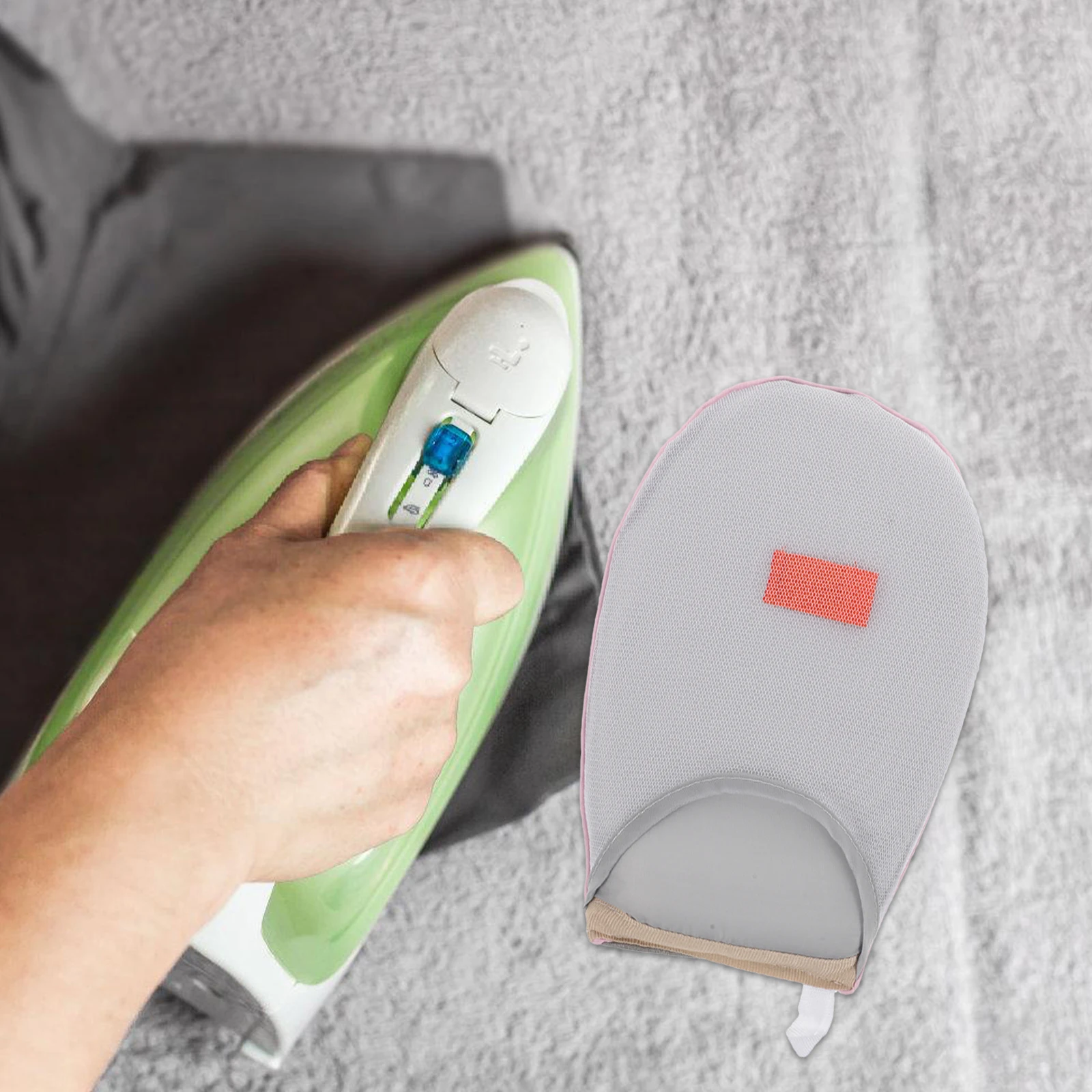 

Mini Ironing Board Handheld Glove Hand-held Gloves Mitt Steamer Accessories Grey Travel
