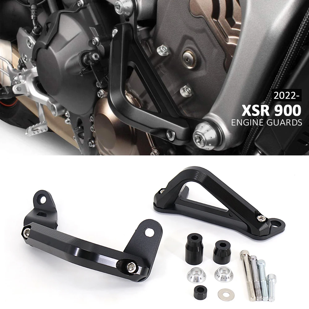 

New For YAMAHA XSR 900 XSR900 xsr900 xsr 900 2022 2023 Side Engine Guard Protection Sliders Crash Pads Body Protection