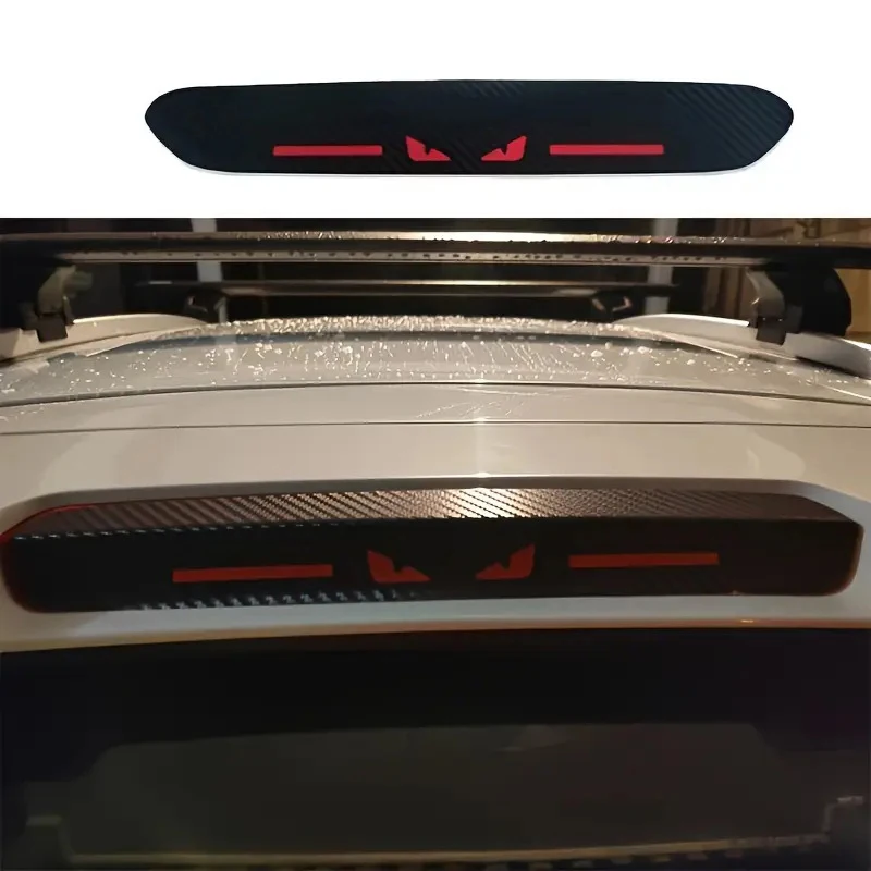 New Car High Brake Light Sticker Rear Brake Light Decorative Sticker Luminous Brake Decorative Cover Devil Eye
