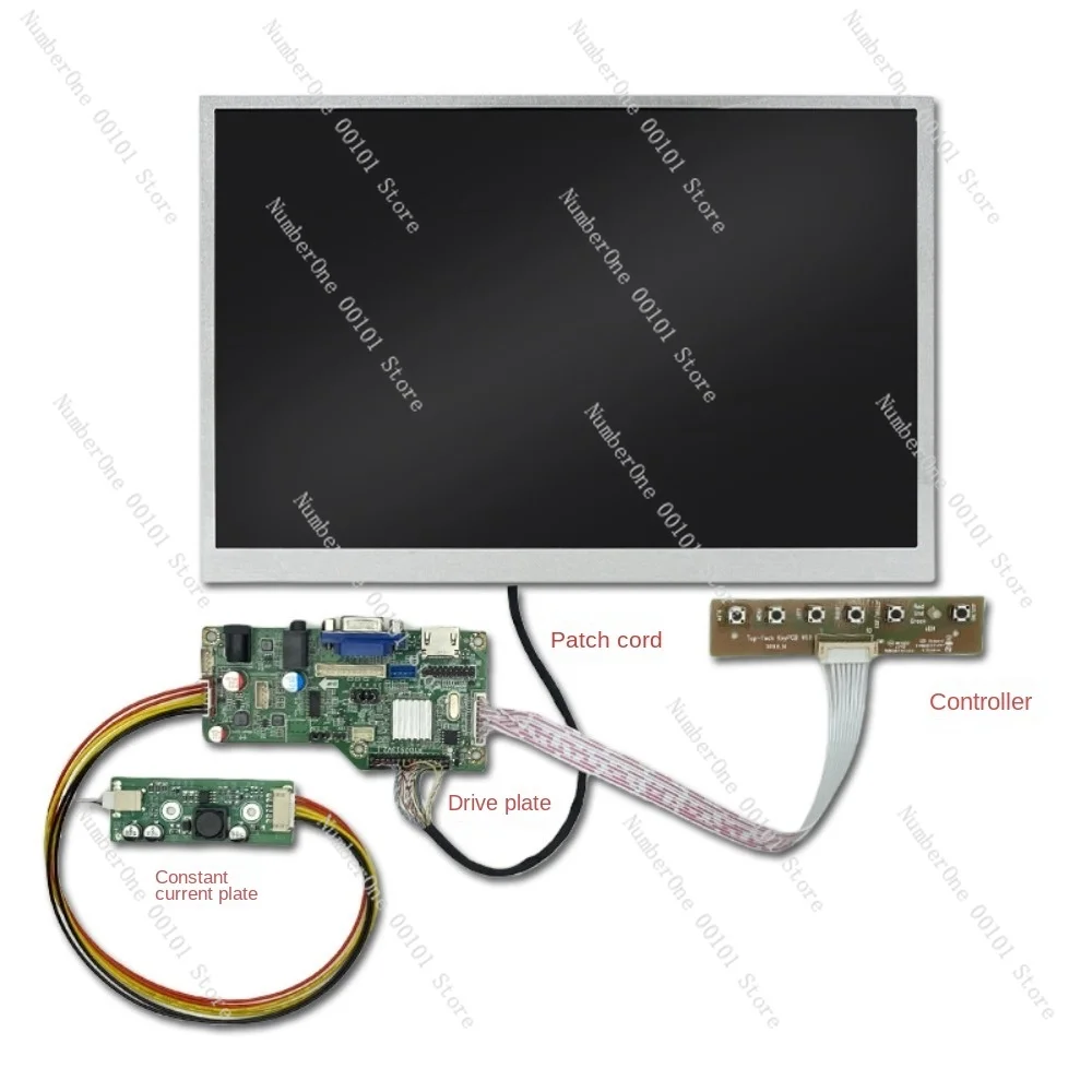 LCD Screen Display for Car Gauge, Full-Angle, Wide Temperature, Car Gauge, LVDS, 1920*1200, 10.1 in