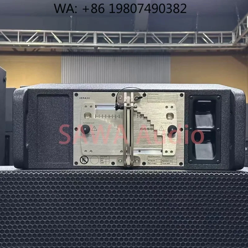 Dual 10 Inch 2-Way Active Line Array Speaker 2000W Peak 139dB 63Hz-18kHz Birch PA Speaker