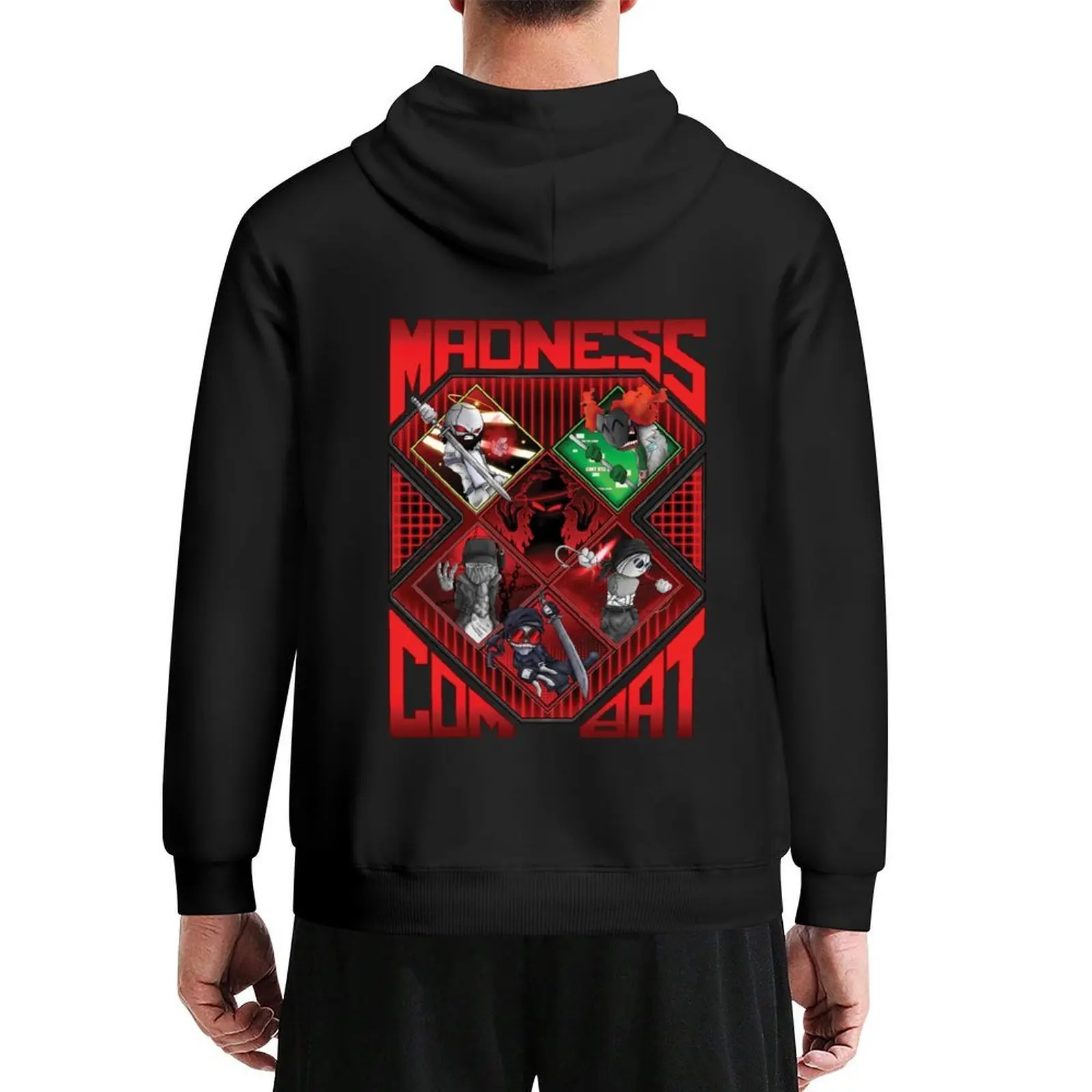 

Madness combat ALL 6 MAIN CHARACTERS ART Hoodie men clothing male clothes men wear men clothes graphic hoodies