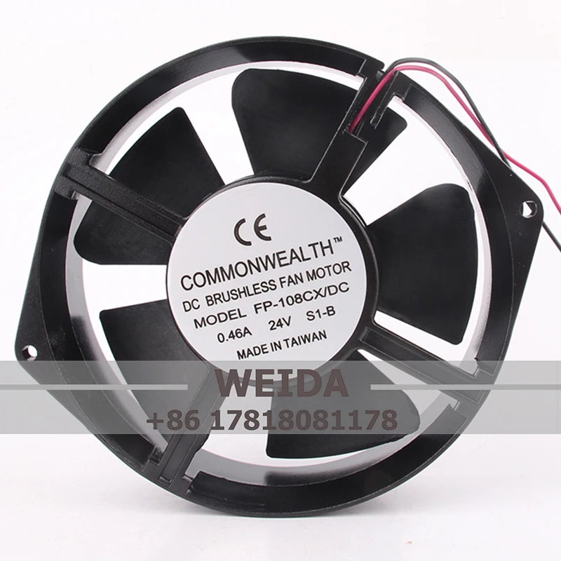 

Case Fan Dual Ball Bearing for Sankyo FP-108CX/DC S1-B 24V 0.46A Inverter Axial Cooling Fan