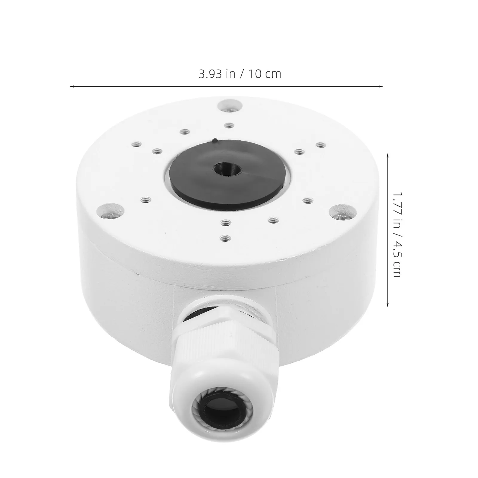 Robust Aluminum Alloy Security Camera Junction Box Versatile Mounting Options Neat Wiring Solution Outdoor Surveillance