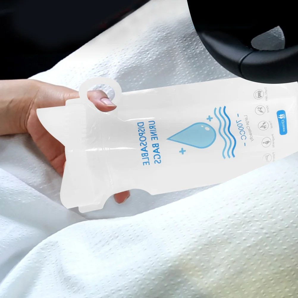 

Unisex Emergency Pee Bag for Camping Travel Portable Urinal Pouch Disposable Vomit Container for Patient Outdoor Adventure