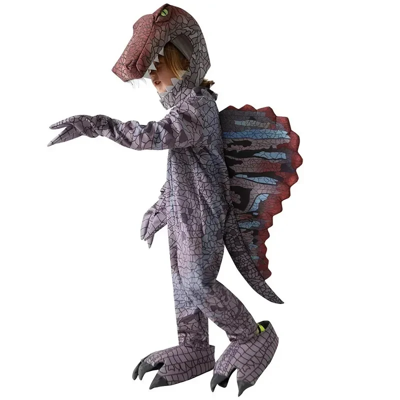 

★Halloween Cosplay Costume ren's Dinosaur s World T-Tyrannosaurus Jumpsuits Stage Party Cos Suits F♥ All corners of the country